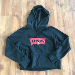 SALE! Levi's Black Cropped Hoodie [3 for $20]